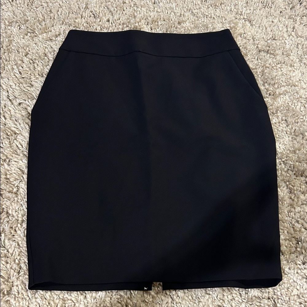 Express Elegant Black Pencil Skirt